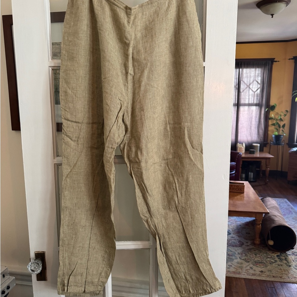 Flax linen pants